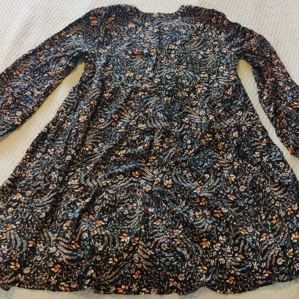 Anthropologie Maeve Fall Leaves Tunic Dress Size Small - Picture 7 of 8